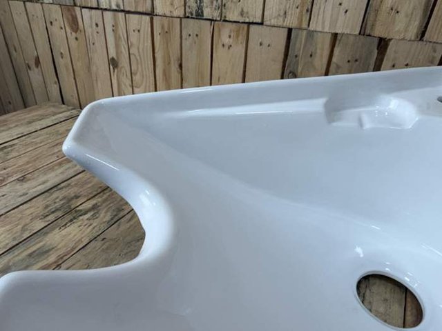 PORCELANA PARA LAVACABEZAS BLANCA MOD.1