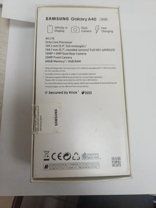 Samsung Galaxy A40 Negro