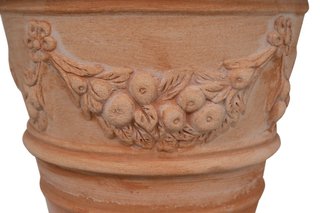 Set 2 vasi in Terracotta 100% Made in Italy intera