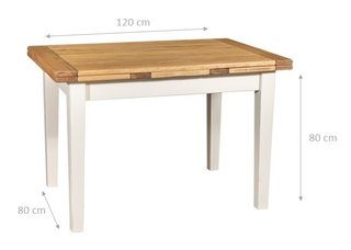 Tavolo Country allungabile in legno massello di ti