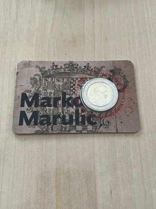 Coincard 2€ Croacia 2025 Marko Marulić