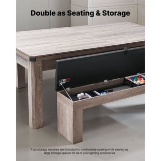 Set combinato tavolo da biliardo 214 cm, biliardo
