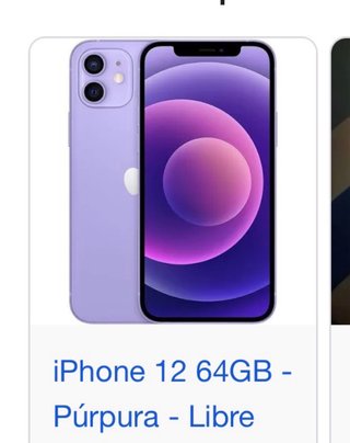 iPhone 12 64GB Púrpura Libre