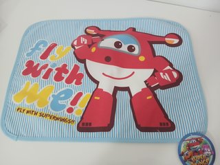 Tovaglietta Super Wings Stoffa Tessuto Merenda Scu