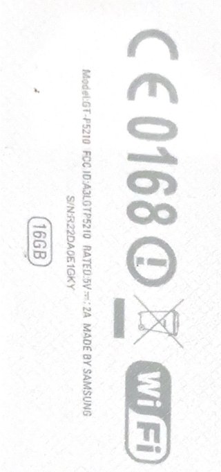 Samsung GT-P5210 Tablet Blanca