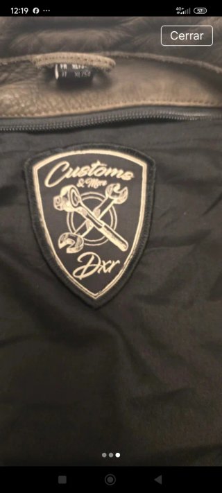 Chaqueta motard piel DXR talla XL