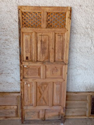 Puerta antigua madera alacena, cocina 160x63cm