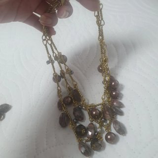 Conjunto bisutería collar y pulsera