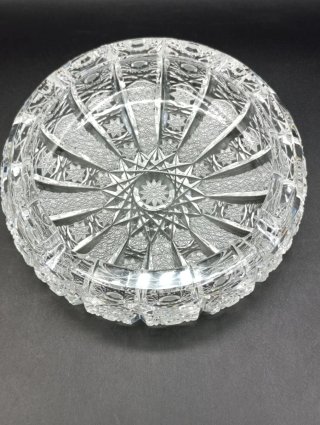 Cenicero cristal tallado Bohemia