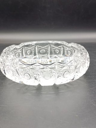 Cenicero cristal tallado Bohemia