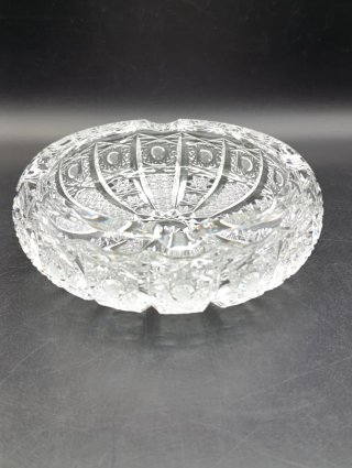 Cenicero cristal tallado Bohemia