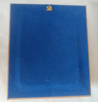 Cuadro Madera con Guitarra Plata