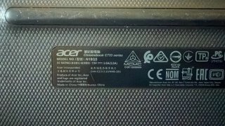 Chromebook Acer Nero