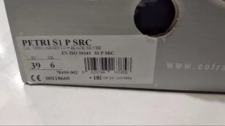 Zapatos de seguridad Cofra Petri