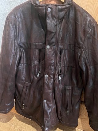 Chaqueta de Cuero Elegante Viblotto (Talla L)