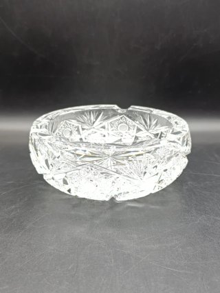 Cenicero cristal tallado Bohemia