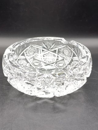 Cenicero cristal tallado Bohemia
