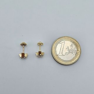 Pendientes de Oro 18K, Rosca, 0,83gr, 6,7mm