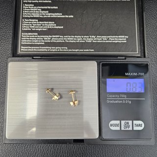 Pendientes de Oro 18K, Rosca, 0,83gr, 6,7mm