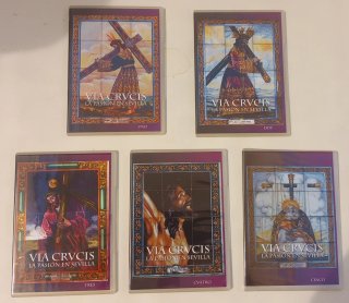 5 DVDs Vía Crucis La Pasión en Sevilla