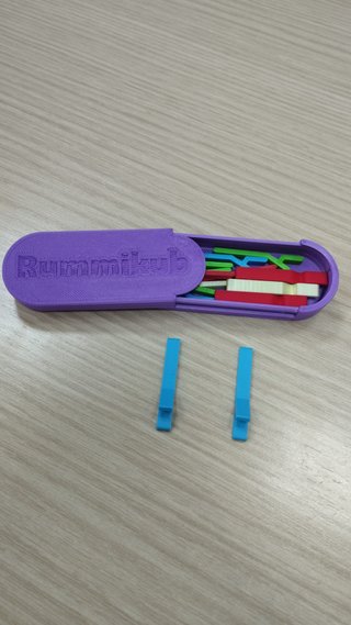 Caja organizadora patas Rummikub