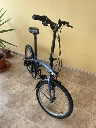 Bicicleta plegable Decathlon Fold 120 20” gris