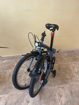 Bicicleta plegable Decathlon Fold 120 20” gris