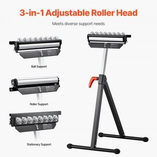 Supporto a rulli, capacità di carico 136 kg (300 l