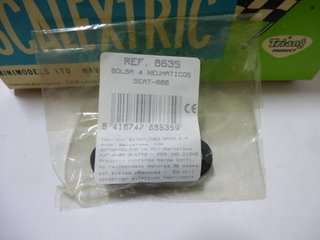 Seat 600 Exin Scalextric Bolsa 4 Neumáticos Orig.
