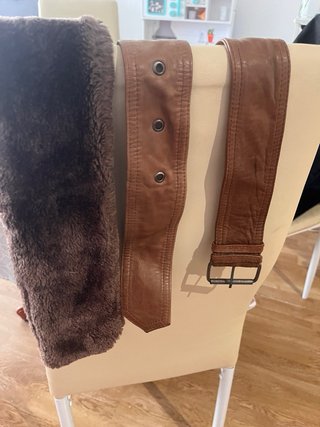Cazadora Cuero Hackett London Talla M Marrón