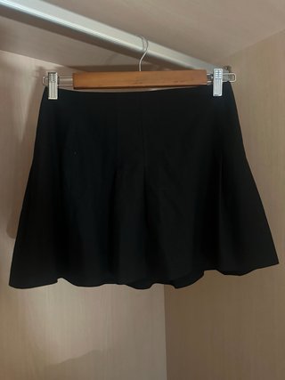 Falda pantalón Zara XS plisada negra