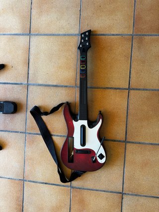 Pack Guitarra y Batería Guitar Hero Wii
