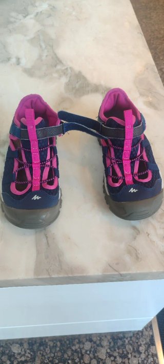 Sandalias trekking niña azul y rosa talla 33