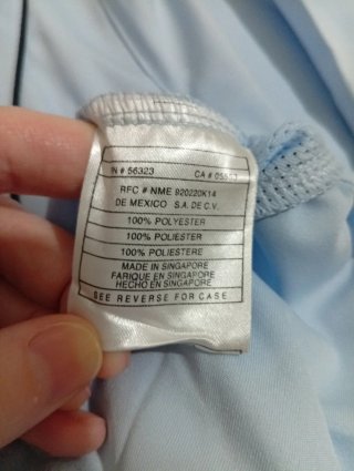 Polo deportivo vintage Nike Azul claro Talla M
