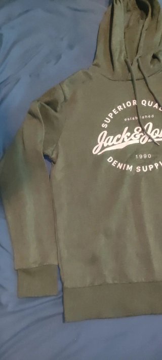 Sudadera S Jack & Jones Verde Oliva