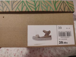 Sandalias de cuña para mujer