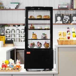 Vetrina refrigerata, 85 litri, 3 ripiani, da banco