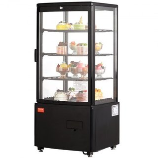 Vetrina refrigerata, 85 litri, 3 ripiani, da banco