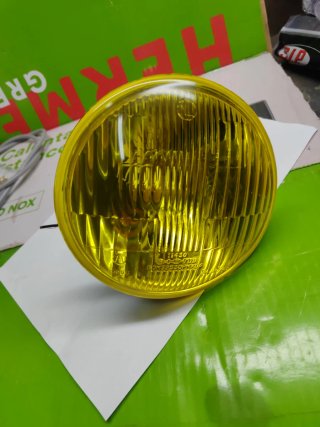 Óptica amarilla Vespa 200