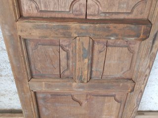 Puerta antigua madera dibujos 1 hoja 180x60cm