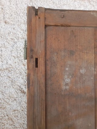 Puerta antigua madera dibujos 1 hoja 180x60cm