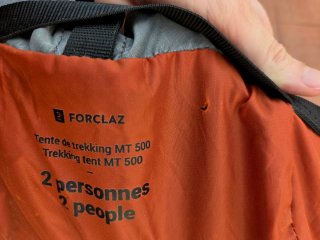 Tienda de campaña trekking Forclaz MT500 2 persona