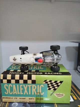 Coche Scalextric Honda F1 C-36  1a generación caja