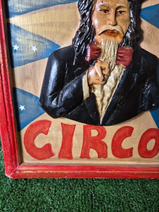 Cuadro Bienvenidos Circo Hombre Sombrero