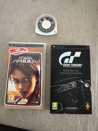 3 Giochi PSP: Gran Turismo, Tomb Raider, GTA