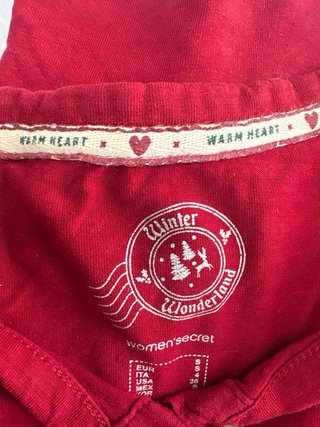 Pijama Women'secret Rojo Talla S