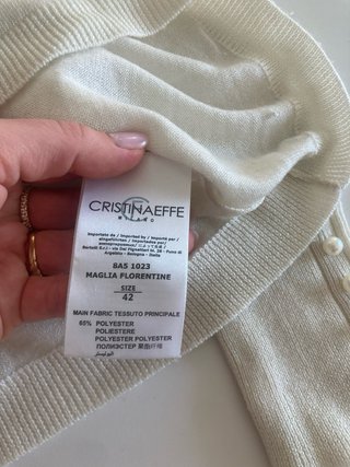 Cristina Effe Pullover Leggero Bianco