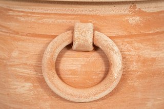 Vaso caspò in Terracotta 100% Made in Italy intera