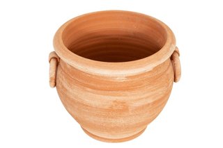 Vaso caspò in Terracotta 100% Made in Italy intera