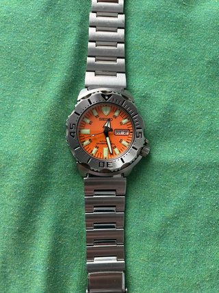 Reloj Seiko Monster Naranja